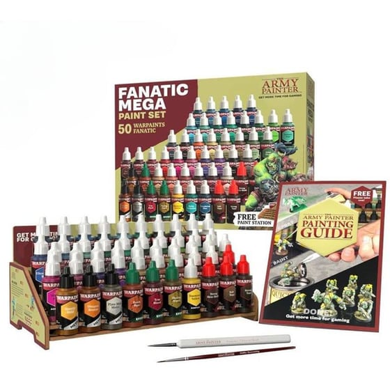 The Army Painter - Warpaints Fanatic: Mega Paint Set (50 Χρώματα Μοντελισμού (18ml) image 1