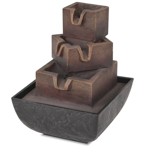 Σιντριβάνι Εσωτερικού Χώρου Vidaxl από Συνθετική Ρητίνη με Φωτισμό Led image 5