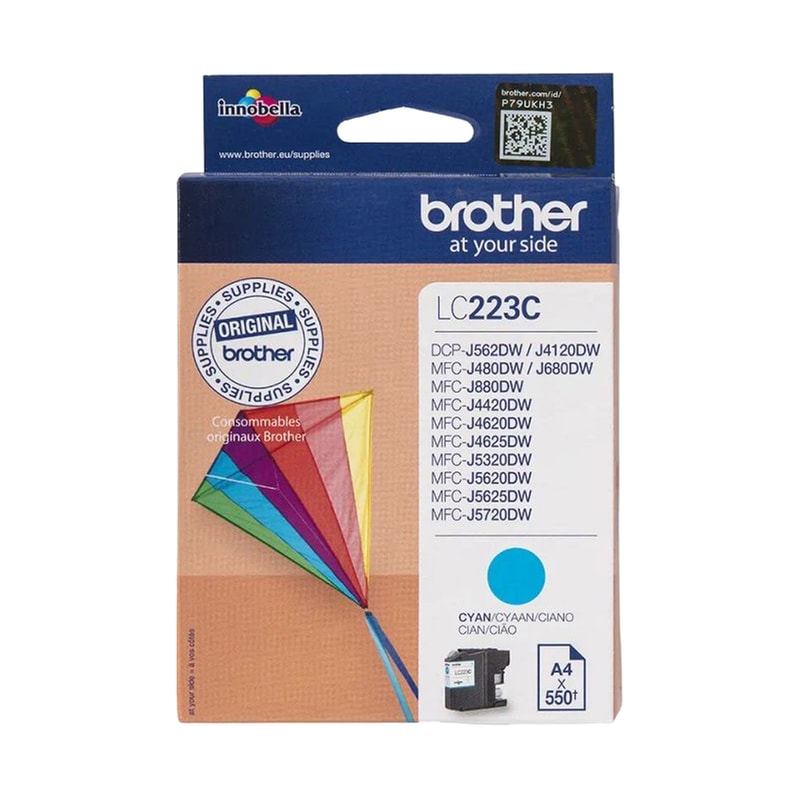 Brother LC-223C Κυανό Μελάνι Εκτυπωτή