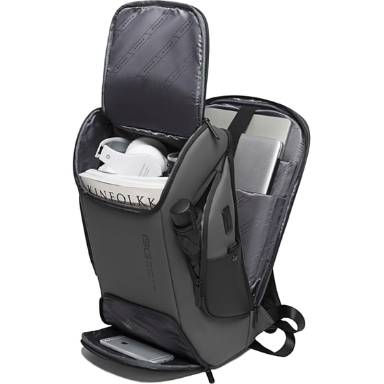 Τσάντα Laptop Bange 7267 15.6" Αδιάβροχη - Γκρι image 4