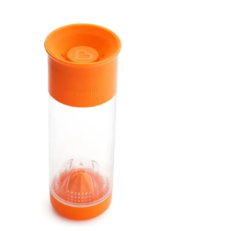 Munchkin Ποτήρι Με Θήκη Για Φρούτα Miracle Fruit Infuser 590ml Orange-51755 MUNCHKIN