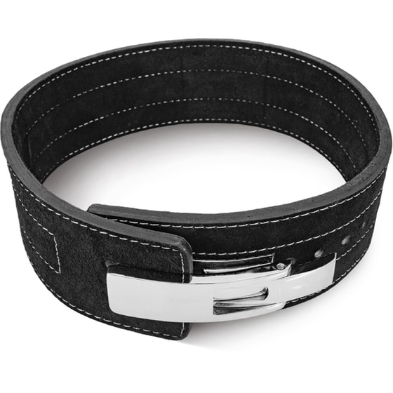 Ζώνη Άρσης Βαρών Amila 94918 Power Lifting Xlarge Δερμάτινη - Μαύρο image 3