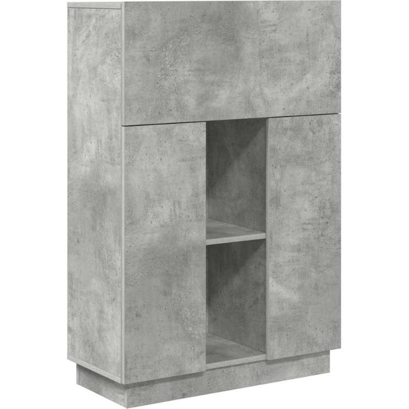 Γραφείο VidaXL 71,5x31,5x106,5 cm - Γκρι Σκυροδέματος