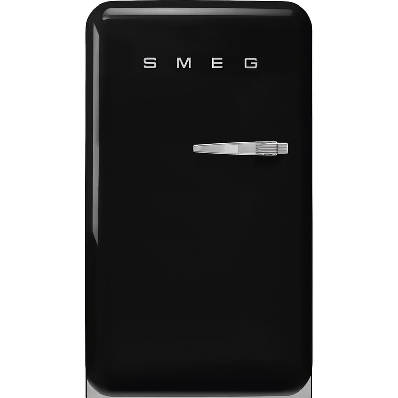 SMEG FAB10HLBL5 135 Lt Μαύρο Μονόπορτο Ψυγείο
