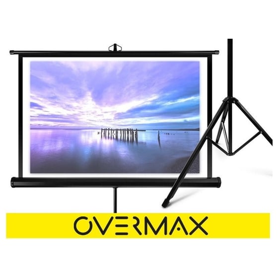 Οθόνη Προβολής Χειροκίνητη 60" με τρίποδο - Overmax image 1