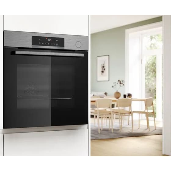 BOSCH HRG532BS3 71 Lt Inox Εντοιχιζόμενος Φούρνος Άνω Πάγκου image 4