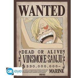 Αφίσα One Piece Vinsmoke Sanji Wanted Κάθετη 52x38 cm