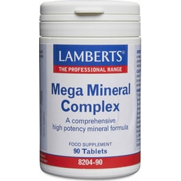 Ειδικό Συμπλήρωμα Διατροφής Lamberts - Mega Mineral Complex - 90 Ταμπλέτες