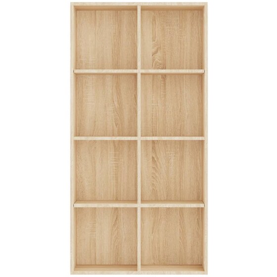 Βιβλιοθήκη VidaXL από Μοριοσανίδα 66x30x130 cm - Sonoma/ Μπεζ image 1