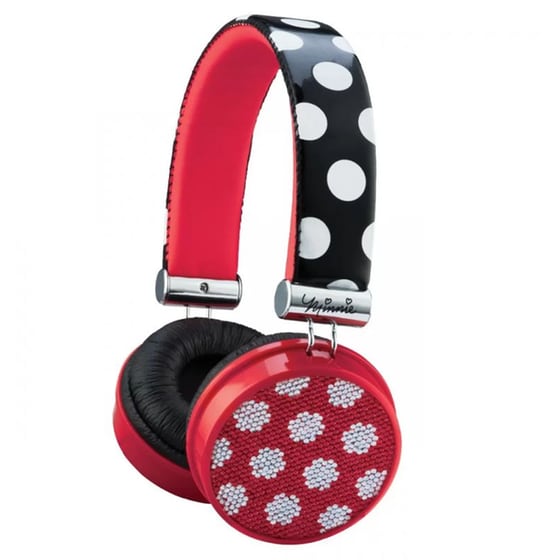 eKids MF-M48 Minnie Mouse Fashion Ενσύρματα Ακουστικά Κεφαλής - Κόκκινο image 1