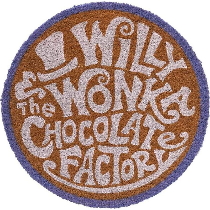 ERIK Πατάκι Εισόδου Grupo Erik Willy Wonka The Chocolate Factory 40x40 cm 60x40 cm - Πολύχρωμο