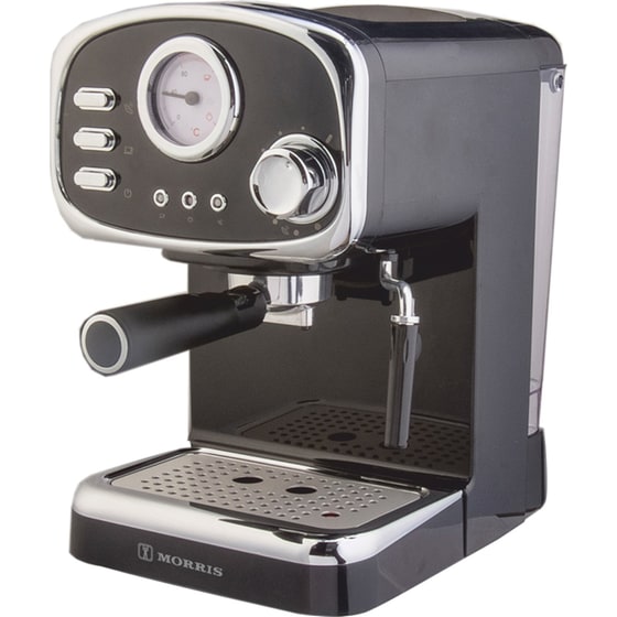 Μηχανή Espresso MORRIS R20822EMK 1.100W Πίεσης 20bar Μαύρο image 0