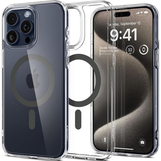 Θήκη Apple iPhone 15 Pro Max - Spigen Ultra Hybrid Magfit - Graphite image 0
