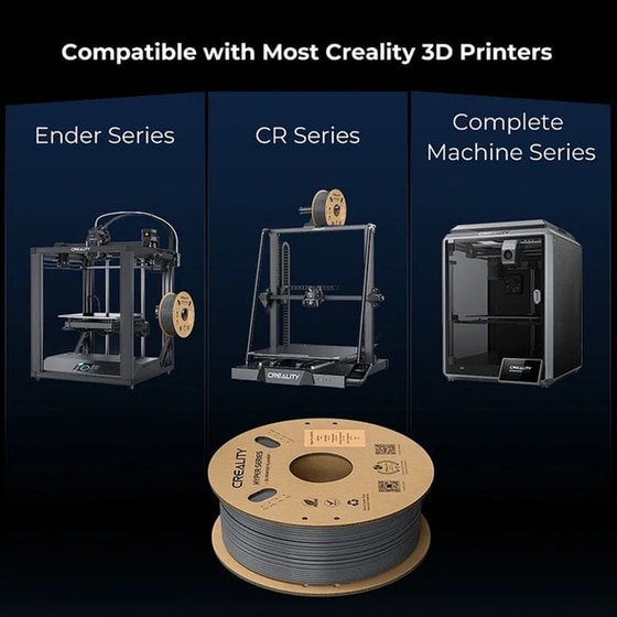 CREALITY Νήμα 3D Εκτυπωτή HYPER ABS 1kg 1.75mm - Γκρι image 2