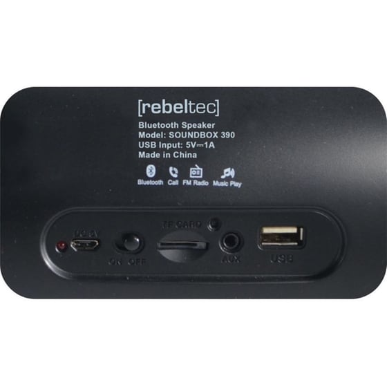 Φορητό Ηχείο Rebeltec Soundbox 390 20 W - Μαύρο image 5