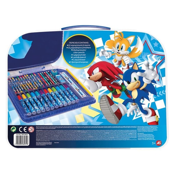 As Company Art Case Σετ Ζωγραφικής Sonic The Hedgehog image 3