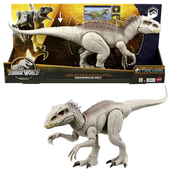 Παιχνιδολαμπάδα Mattel Jurassic World Νέος Indominus Rex (HNT63) image 1