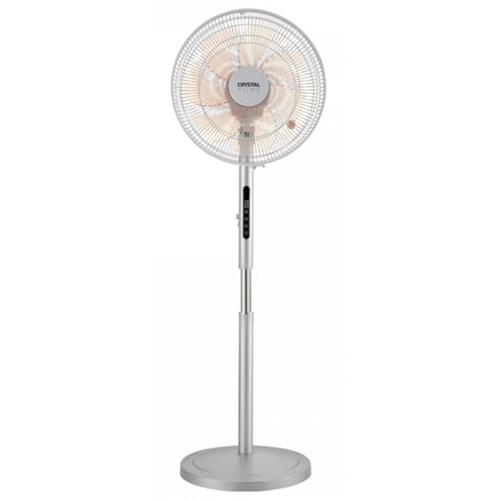 CRYSTAL HOME Air Metal Ανεμιστήρας Δαπέδου 60W 35cm με Τηλεχειριστήριο image 0