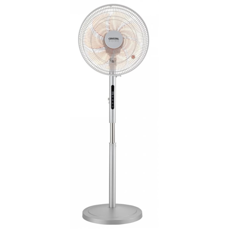 CRYSTAL HOME CRYSTAL HOME Air Metal Ανεμιστήρας Δαπέδου 60W 35cm με Τηλεχειριστήριο