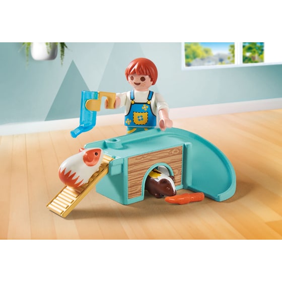 PLAYMOBIL® Ινδικά Χοιρίδια με Σπιτάκι (71746) image 2