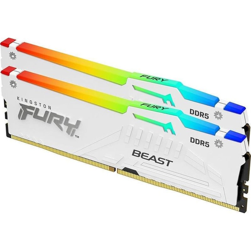 Μνήμη Ram Σταθερού DDR5 32GB Kingston Fury RGB - (2x16GB) - 5600MHz DIMM CL40