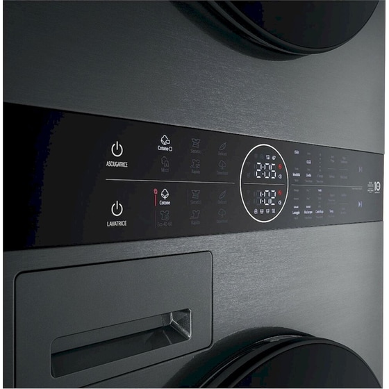 LG WT1210BBF WashTower 12kg/10kg 1.400 Στροφές με WiFi Ανθρακί Πλυντήριο Στεγνωτήριο Ρούχων image 4