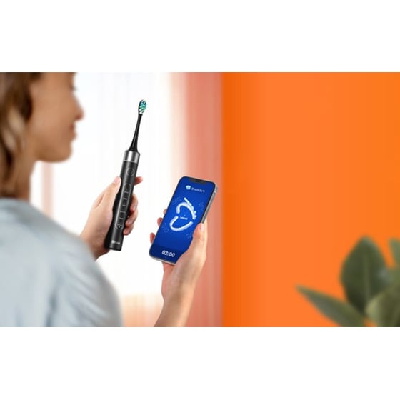 Ηλεκτρική Οδοντόβουρτσα BITVAE S2 Με Κεφαλές και Θήκη Ταξιδιού - Μαύρο image 3