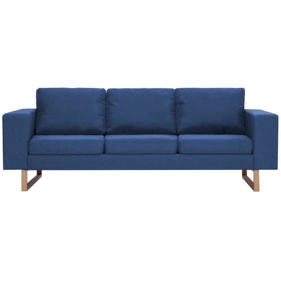 Τριθέσιος Καναπές VidaXL 200x82cm - Μπλε image 2