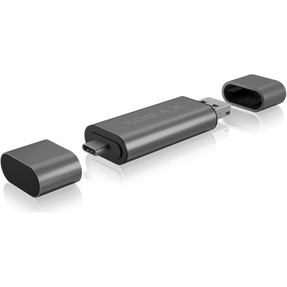 Icy Box Card Reader IB-CR201-C3 USB 3.2 - Ασημί image 2