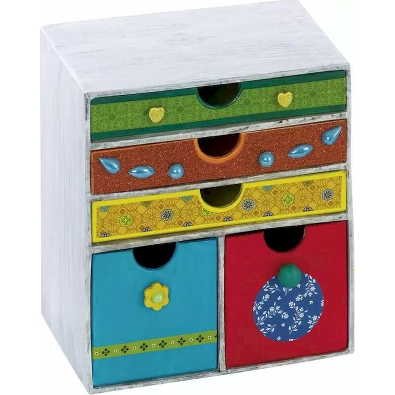 Κουτί Από Χαρτόνι Λευκό 14x9.5εκ, Συρταριέρα Medium