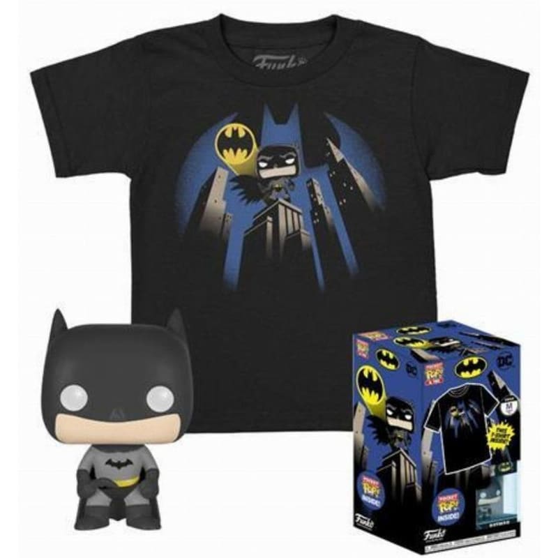 Funko Pop! Box - Pocket - Batman - The Animated Series - Batman με T-shirt (Medium-kids)