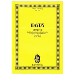 Βιβλίο Για Σύνολα Editions Eulenburg Haydn - Quartet In Eb Major Op.76/6 [pocket Score]