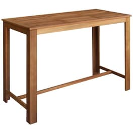 Τραπέζι Μπαρ Vidaxl από Μασίφ Ξύλο Ακακίας 150x70x105 cm - Φυσικό Χρώμα