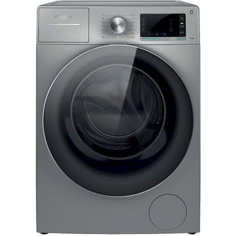 WHIRLPOOL AWH 912S/PRO 9kg 1.200 Στροφές Ασημί Πλυντήριο Ρούχων