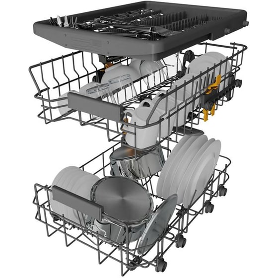 WHIRLPOOL WH6PC11BS7A0 για 11 Σερβίτσια Εντοιχιζόμενο Πλυντήριο Πιάτων image 3