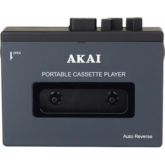 Φορητό Κασετόφωνο AKAI Pocket Tape - Μαύρο image 0