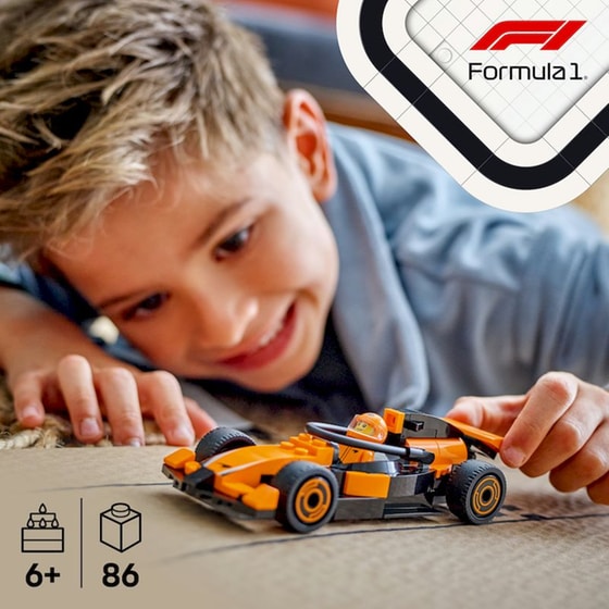 LEGO® City Οδηγός F1® με Αγωνιστικό Αυτοκίνητο McLaren (60442) image 2