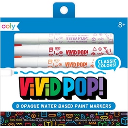 Μαρκαδόροι Ooly Vivid Pop! Water Based Ακρυλικοί Κλασσικοί (8 Τεμάχια)