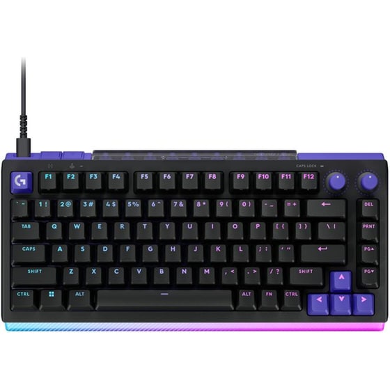 Logitech G512X75 Tacticle Gaming Μηχανικό Ενσύρματο Πληκτρολόγιο με RGB φωτισμό - Black image 0