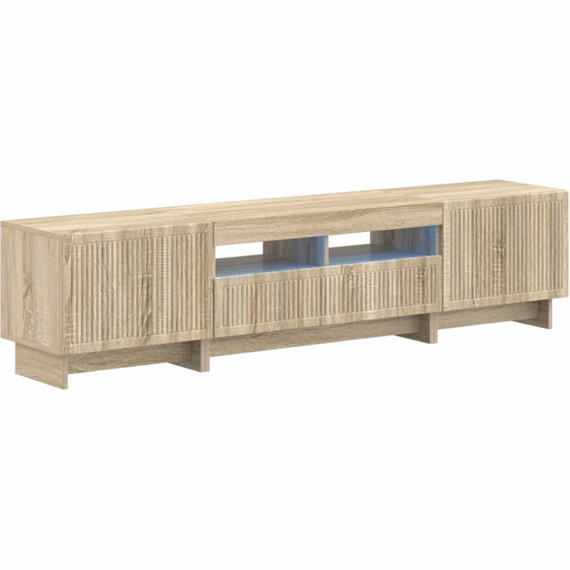 Έπιπλο Τηλεόρασης VidaXL με LED 5 τμχ 178 x 35 x 43 cm - Sonoma Δρυς