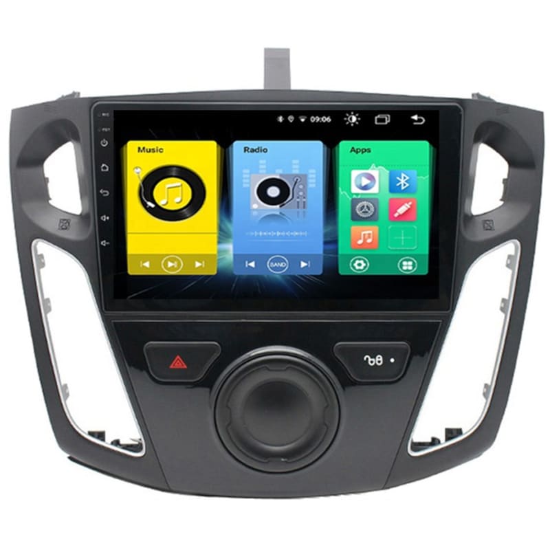 Ηχοσύστημα με Οθόνη Αφής 9 Android GPS Wi-Fi Bluetooth 1GB/ 16GB για Ford Focus (2011 - 2018) - Μαύρο