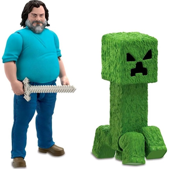 Φιγούρες Minecraft Movie Μεγάλες - Steve & Creeper 2 Τμχ Τυχαία Επιλογή Σχεδίου image 1