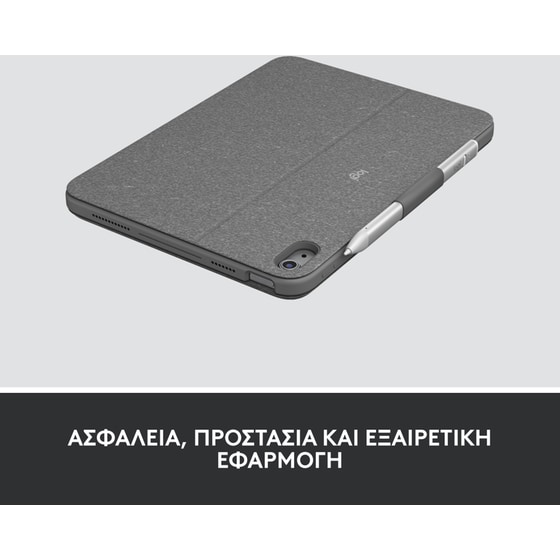 Logitech Combo Touch Πληκτρολόγιο για iPad 10.9" 10th Gen - Γκρι image 5