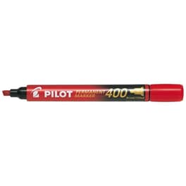 Pilot Μαρκαδόρος Ανεξίτηλος Broad Πλακέ Κόκκινος Sca-400-12r