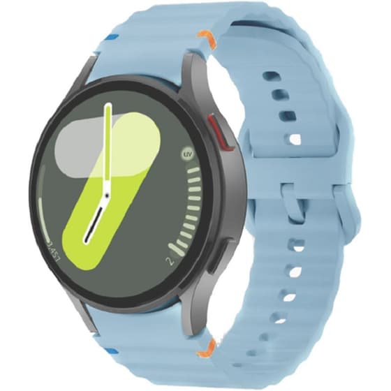 Λουράκι Samsung Galaxy Watch Fe / 7 / 6 / Classic 6 / 5 / 5 Pro / 4 / Classic 4 (47/46/45/44/43/42/40mm) - Tech-protect Silicone Sport Σιλικόνης - Sky Blue (5906302313419) image 0
