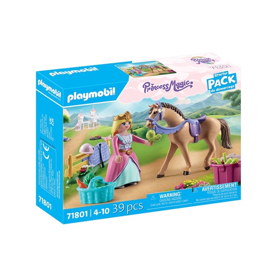 PLAYMOBIL® Starter Pack Πριγκίπισσα με Άλογο Ιππασίας (71801) image 0