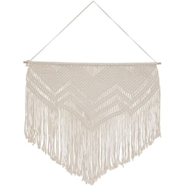 Διακοσμητικό Τοίχου Spitishop Macrame A-s 188042 Υφασμάτινο 110x110cm - Εκρού