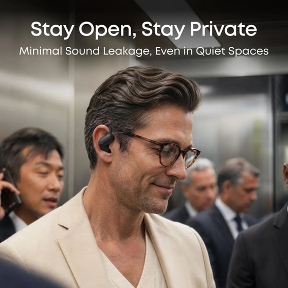 Ακουστικά Bluetooth Soundcore AeroFit 2 Pro - Matte Black image 4