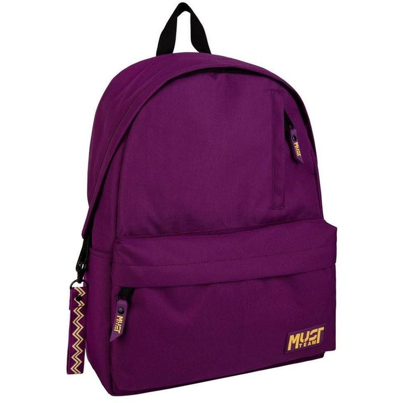 Τσάντα Πλάτης Must Team Monochrome Classic Βιολετί με Κίτρινο