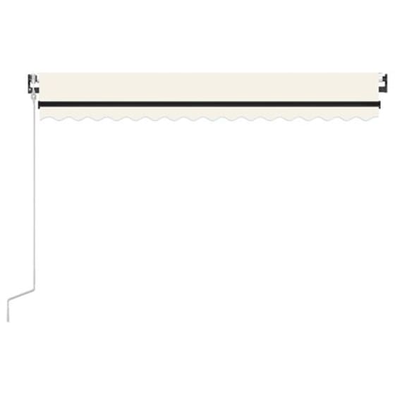 Τέντα Vidaxl Συρόμενη Αυτόματη 450x350cm - Κρεμ image 4